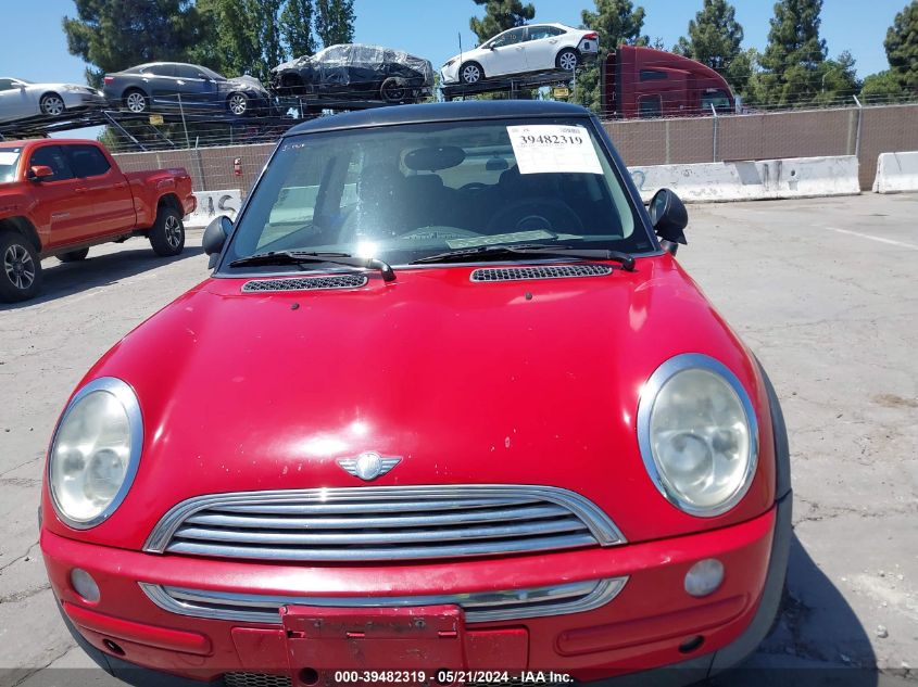 2003 Mini Cooper VIN: WMWRC33413TE14843 Lot: 39482319