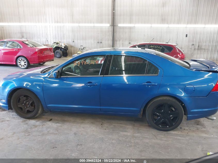 2011 Ford Fusion Se VIN: 3FAHP0HG9BR221010 Lot: 39482324