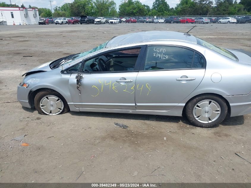 2008 Honda Civic Hybrid VIN: JHMFA36208S021723 Lot: 39482349