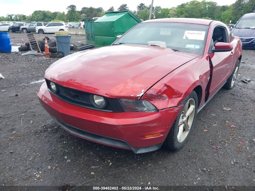 2010 Ford Mustang Gt/Gt Premium VIN: 1ZVBP8CH6A5134131 Lot: 39482402