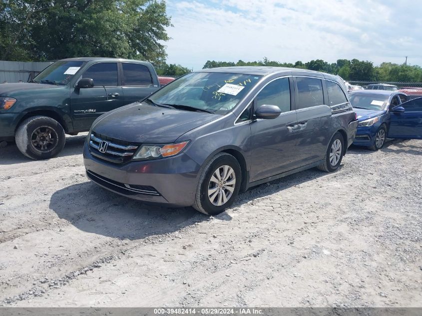 2015 Honda Odyssey Ex-L VIN: 5FNRL5H62FB054334 Lot: 39482414