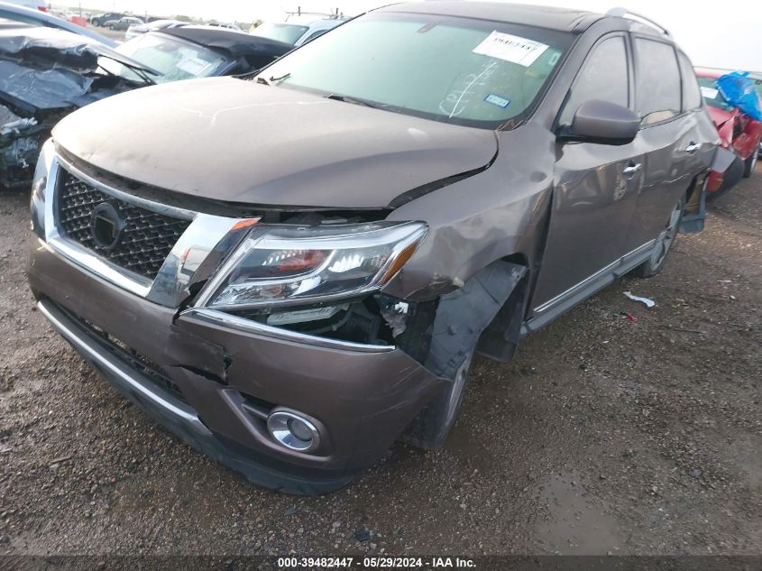 2014 Nissan Pathfinder Platinum VIN: 5N1AR2MN1EC678091 Lot: 39482447