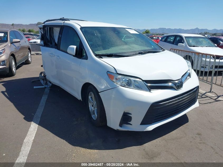 2020 Toyota Sienna Le VIN: 5TDKZ3DC2LS044569 Lot: 39482457