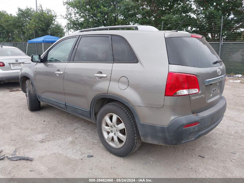 2011 Kia Sorento Lx VIN: 5XYKT3A19BG126878 Lot: 39482460