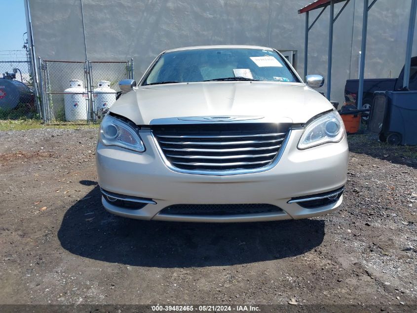 2013 Chrysler 200 Limited VIN: 1C3CCBCG2DN754636 Lot: 39482465