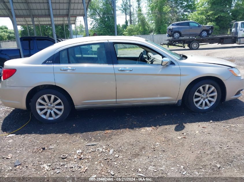 2013 Chrysler 200 Limited VIN: 1C3CCBCG2DN754636 Lot: 39482465
