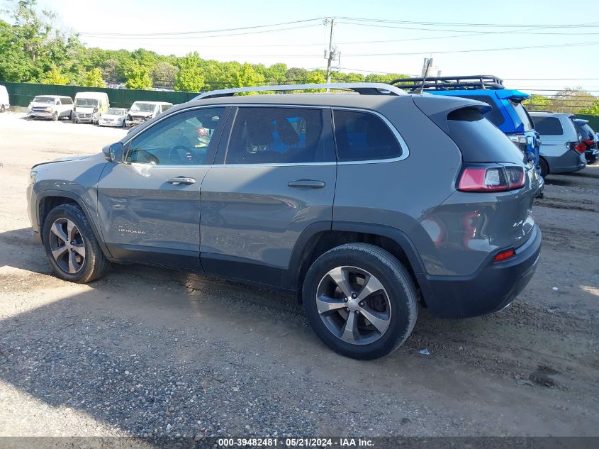 2019 Jeep Cherokee Limited 4X4 VIN: 1C4PJMDX0KD491367 Lot: 39482481