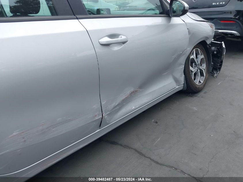 2020 Kia Forte Lxs VIN: 3KPF24AD9LE242794 Lot: 39482487