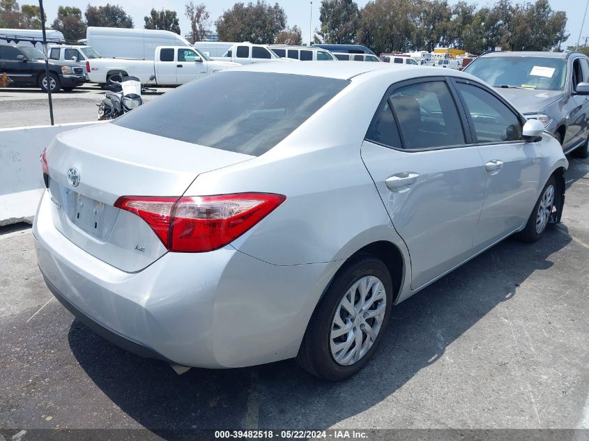 2019 Toyota Corolla Le VIN: 5YFBURHE8KP900381 Lot: 39482518