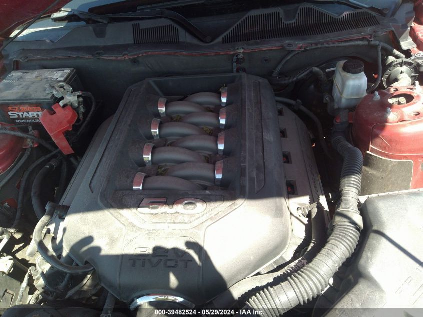 2012 Ford Mustang Gt Premium VIN: 1ZVBP8CF5C5227742 Lot: 39482524