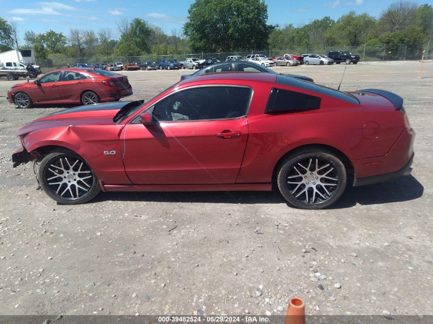 2012 Ford Mustang Gt Premium VIN: 1ZVBP8CF5C5227742 Lot: 39482524