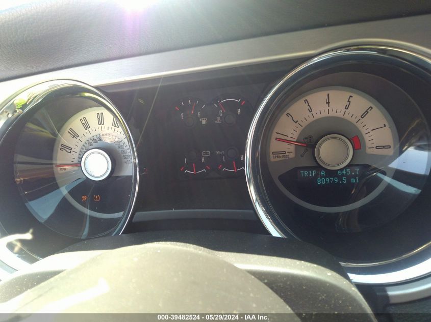 2012 Ford Mustang Gt Premium VIN: 1ZVBP8CF5C5227742 Lot: 39482524