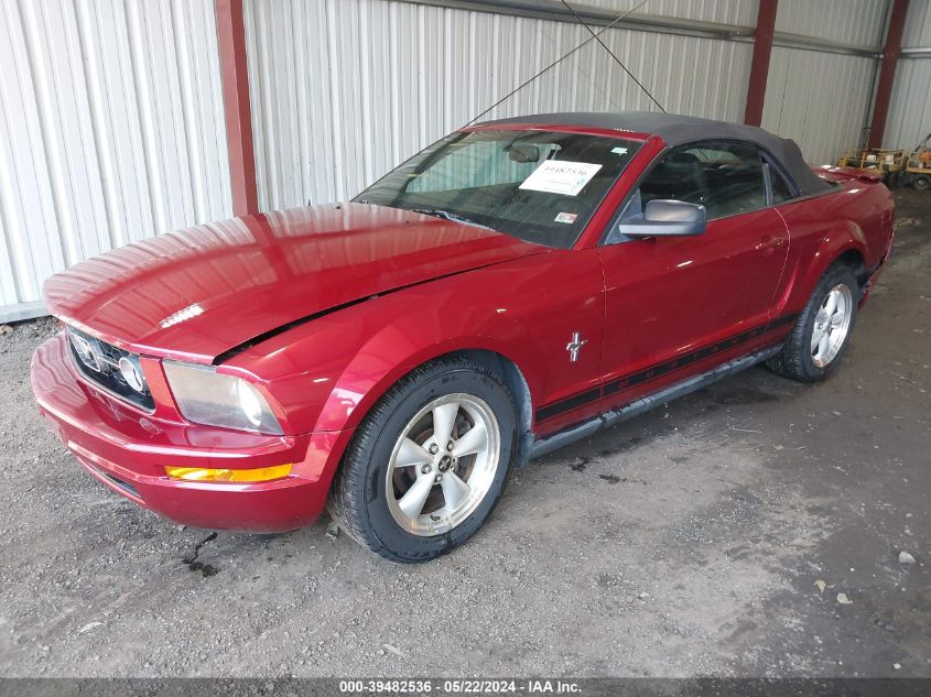 2007 Ford Mustang V6 Deluxe/V6 Premium VIN: 1ZVFT84N375324527 Lot: 39482536