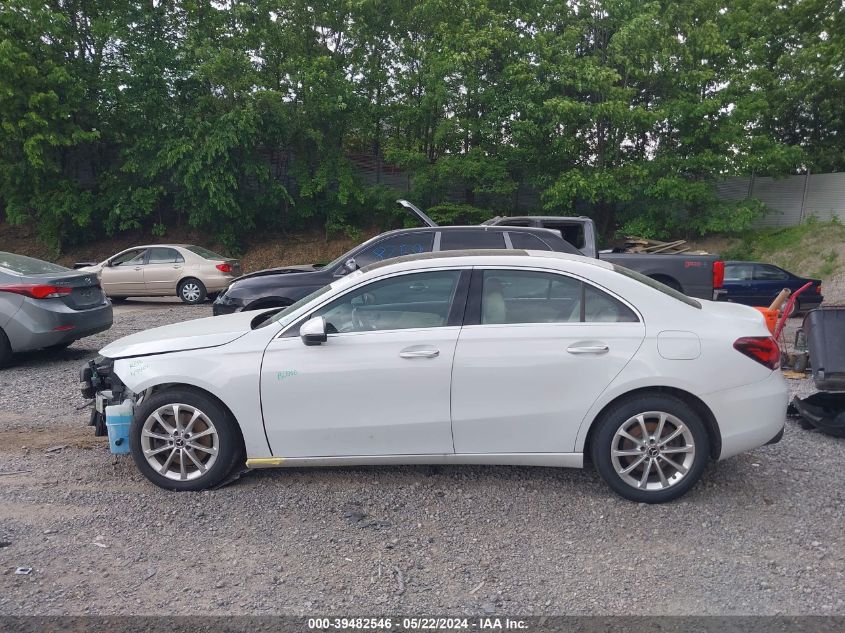 2020 Mercedes-Benz A 220 VIN: WDD3G4EB8LW039386 Lot: 39482546