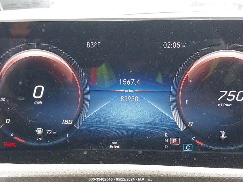 2020 Mercedes-Benz A 220 VIN: WDD3G4EB8LW039386 Lot: 39482546