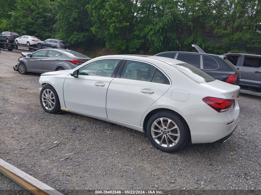 2020 Mercedes-Benz A 220 VIN: WDD3G4EB8LW039386 Lot: 39482546