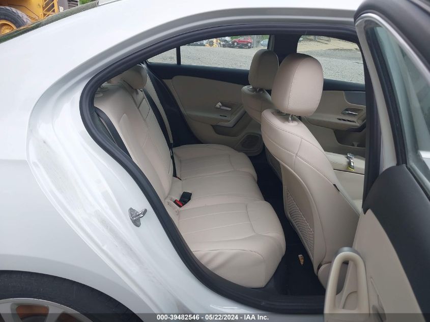 2020 Mercedes-Benz A 220 VIN: WDD3G4EB8LW039386 Lot: 39482546