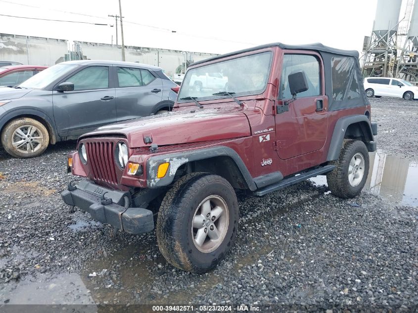 2002 Jeep Wrangler X VIN: 1J4FA39S32P713685 Lot: 39482571