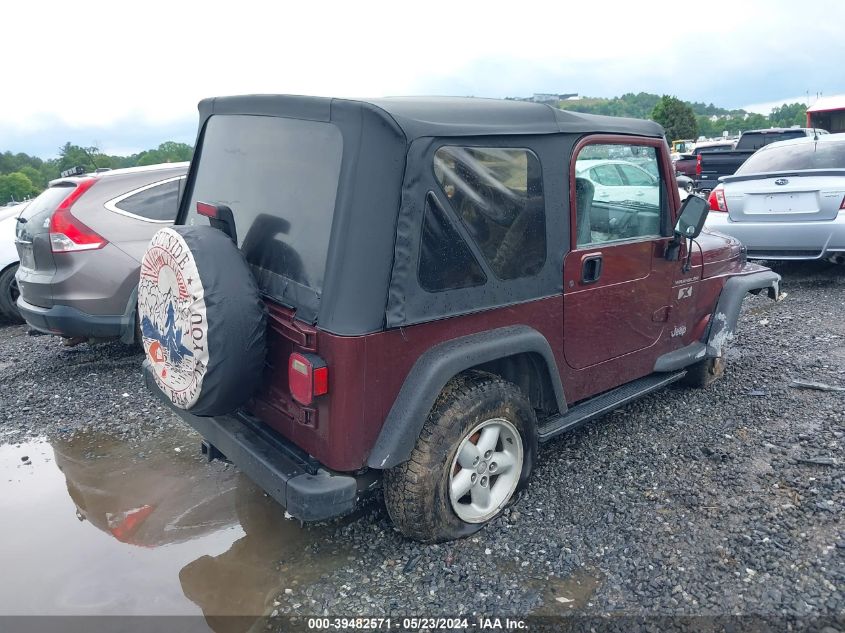 2002 Jeep Wrangler X VIN: 1J4FA39S32P713685 Lot: 39482571