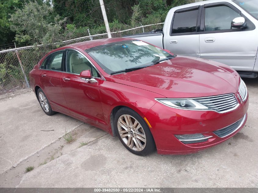 2013 Lincoln Mkz VIN: 3LN6L2G96DR827620 Lot: 39482580