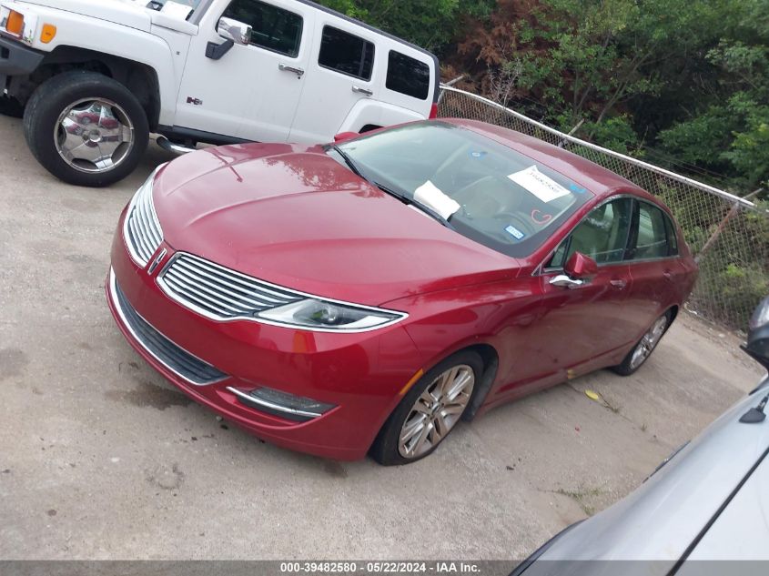 2013 Lincoln Mkz VIN: 3LN6L2G96DR827620 Lot: 39482580