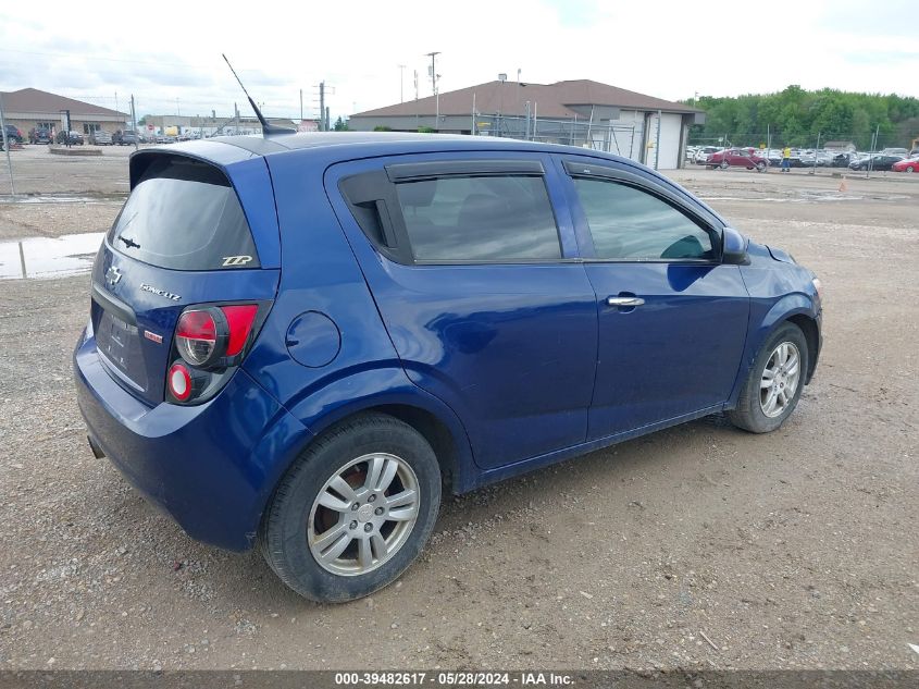 2012 Chevrolet Sonic 1Lz VIN: 1G1JF6SBXC4202256 Lot: 39482617