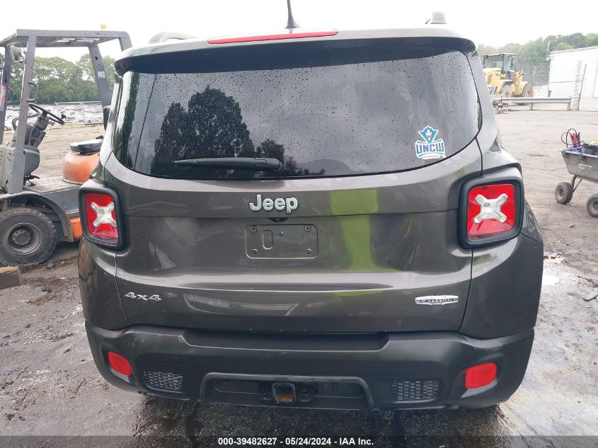 2017 Jeep Renegade Latitude 4X4 VIN: ZACCJBBB7HPE88762 Lot: 39482627