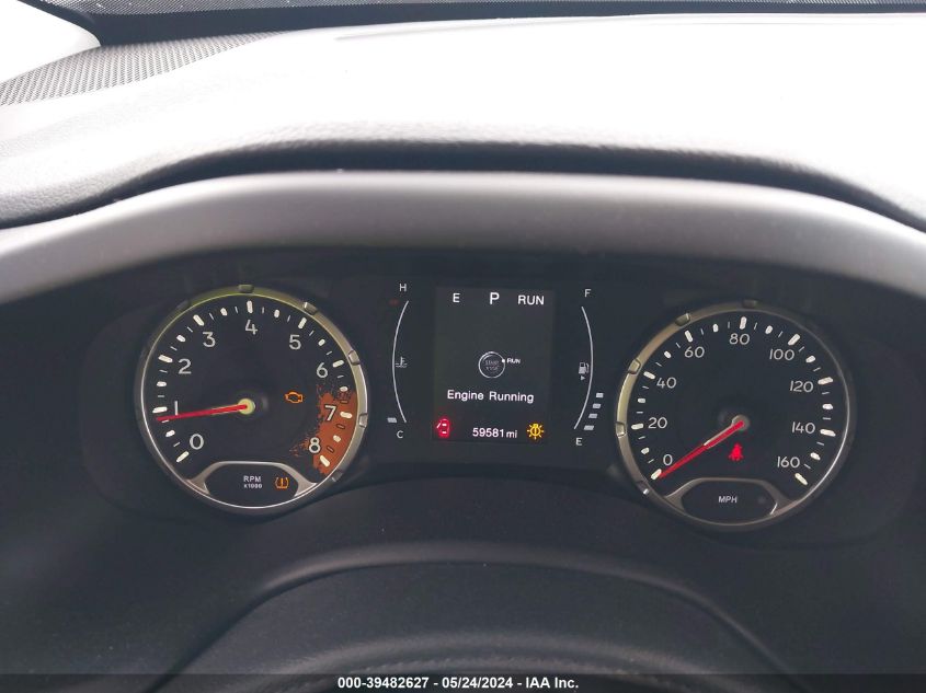 2017 Jeep Renegade Latitude 4X4 VIN: ZACCJBBB7HPE88762 Lot: 39482627