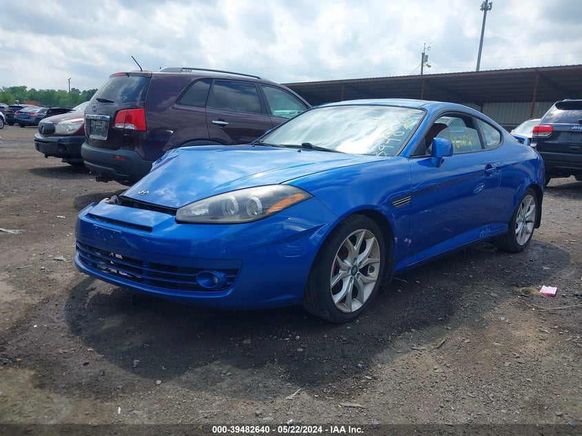 2007 Hyundai Tiburon Gt/Gt Limited/Se VIN: KMHHN66F97U252427 Lot: 39482640