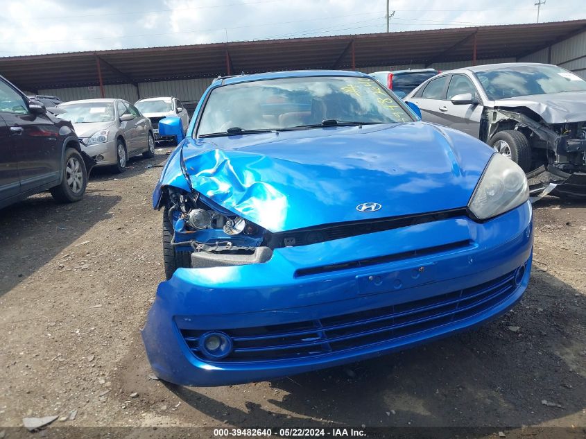 2007 Hyundai Tiburon Gt/Gt Limited/Se VIN: KMHHN66F97U252427 Lot: 39482640