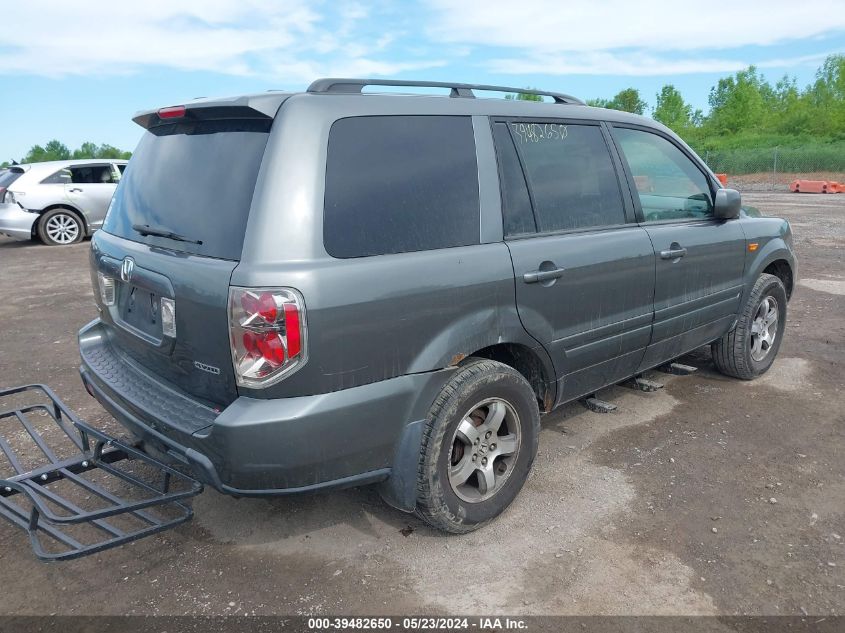 2008 Honda Pilot Ex-L VIN: 5FNYF18638B009806 Lot: 39482650