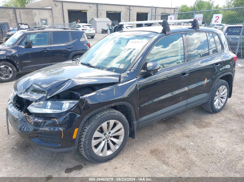 2014 Volkswagen Tiguan Se VIN: WVGBV3AX5EW524106 Lot: 39482679