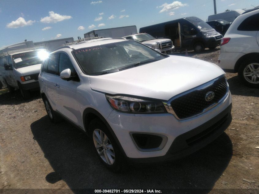 2017 Kia Sorento 3.3L Lx VIN: 5XYPGDA55HG191481 Lot: 39482701