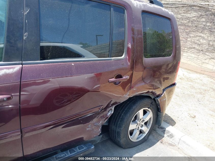 2011 Honda Pilot Ex-L VIN: 5FNYF3H78BB014687 Lot: 39482734