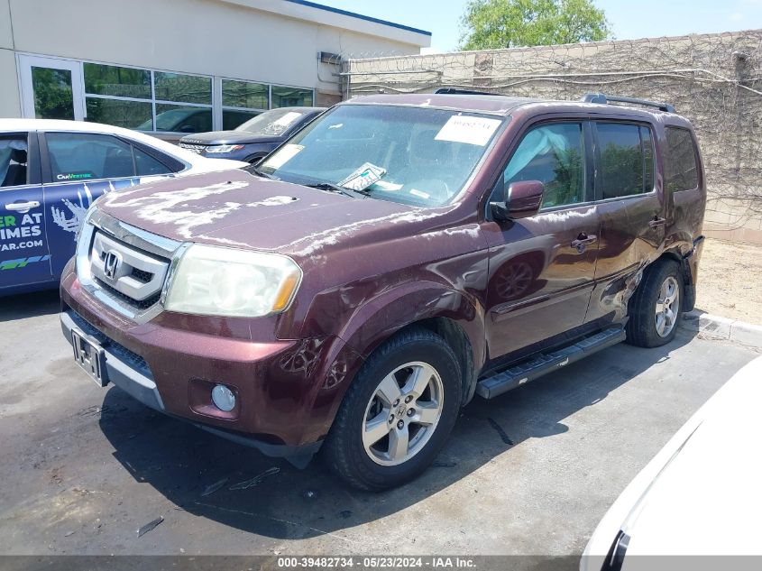 2011 Honda Pilot Ex-L VIN: 5FNYF3H78BB014687 Lot: 39482734