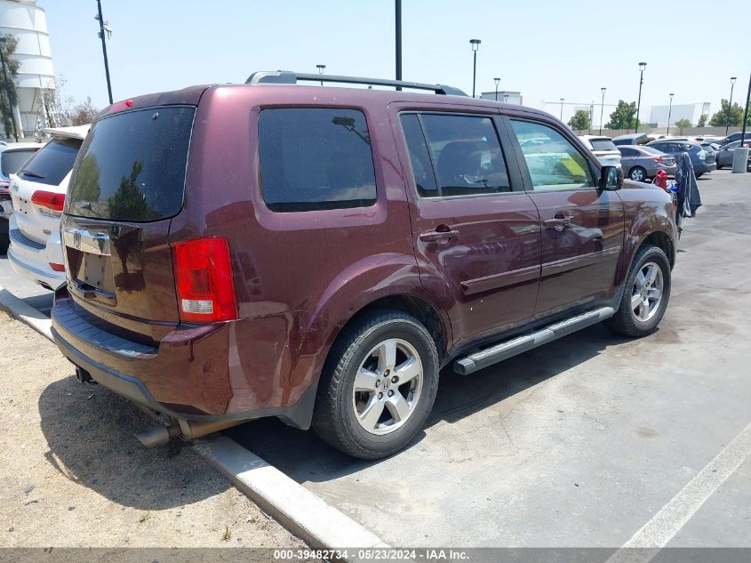 2011 Honda Pilot Ex-L VIN: 5FNYF3H78BB014687 Lot: 39482734