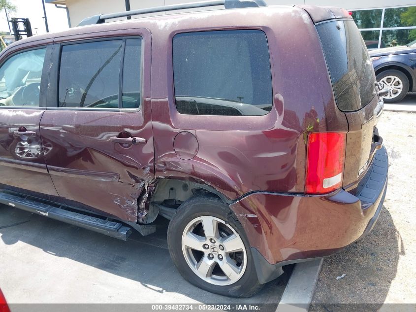 2011 Honda Pilot Ex-L VIN: 5FNYF3H78BB014687 Lot: 39482734