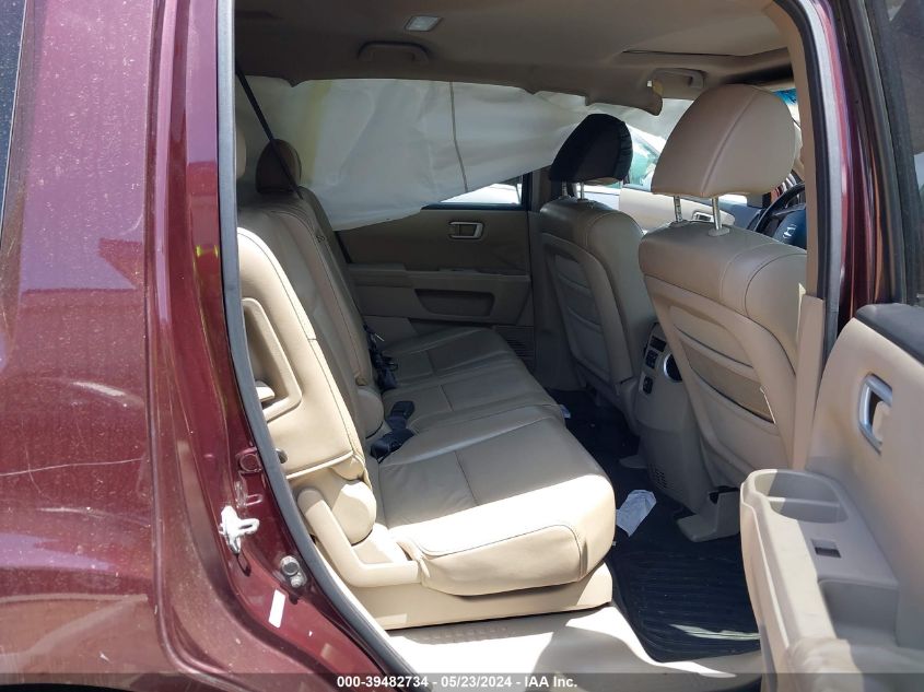 2011 Honda Pilot Ex-L VIN: 5FNYF3H78BB014687 Lot: 39482734