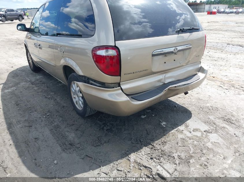 2003 Chrysler Town & Country Lx VIN: 2C4GP44L43R282871 Lot: 39482745