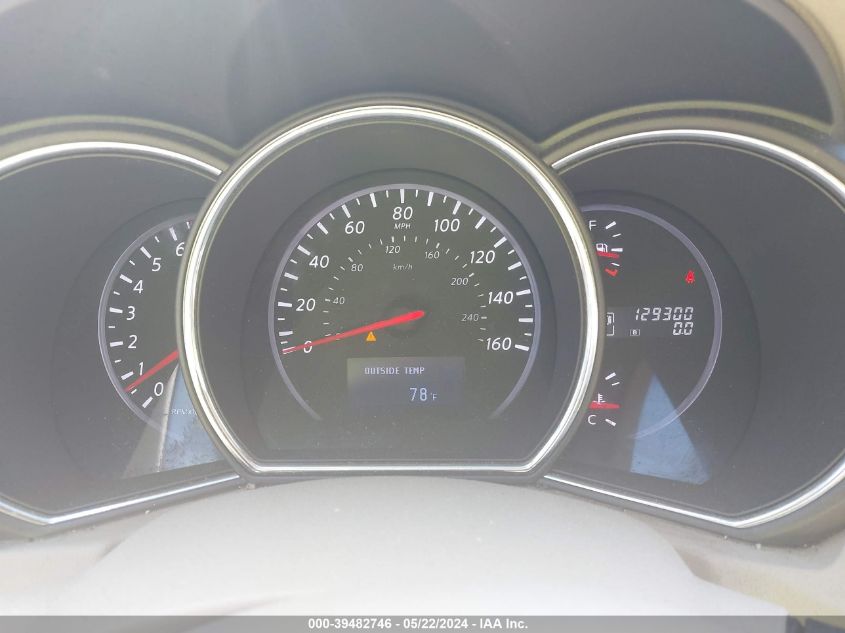 2012 Nissan Murano Sl VIN: JN8AZ1MWXCW218998 Lot: 39482746