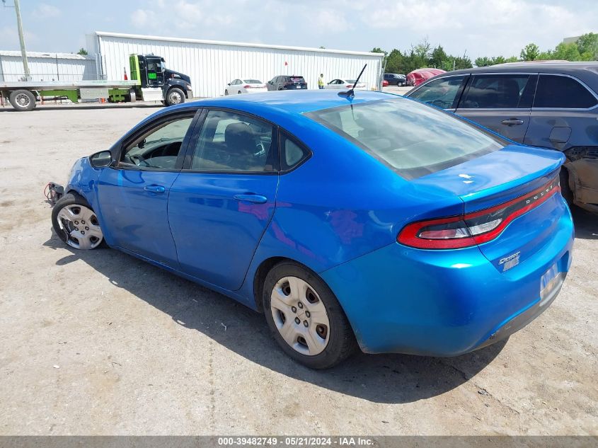 2015 Dodge Dart Se VIN: 1C3CDFAA5FD362844 Lot: 39482749