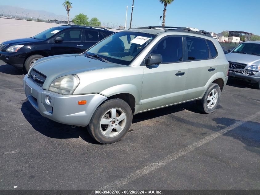 2006 Hyundai Tucson Gl VIN: KM8JM12B96U249827 Lot: 39482780