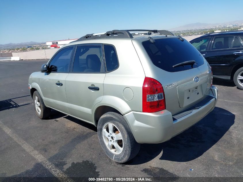 2006 Hyundai Tucson Gl VIN: KM8JM12B96U249827 Lot: 39482780