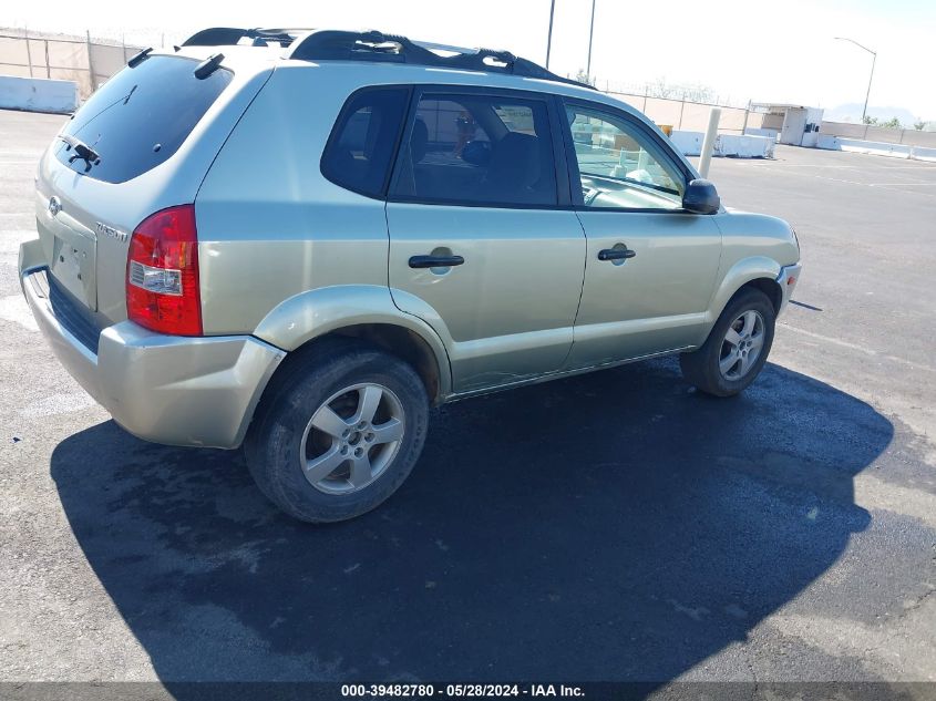 2006 Hyundai Tucson Gl VIN: KM8JM12B96U249827 Lot: 39482780