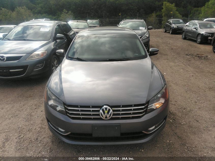 2013 Volkswagen Passat Sel VIN: 1VWCN7A39DC001844 Lot: 39482806