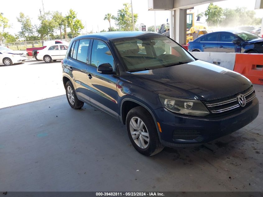 2013 Volkswagen Tiguan S VIN: WVGAV7AX5DW539206 Lot: 39482811