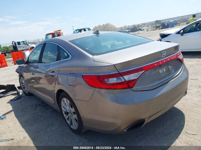 2013 Hyundai Azera VIN: KMHFG4JG3DA284664 Lot: 39482814