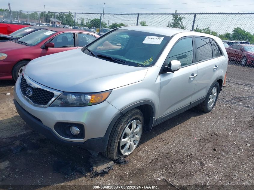 2013 Kia Sorento Lx VIN: 5XYKT3A11DG397212 Lot: 39482839