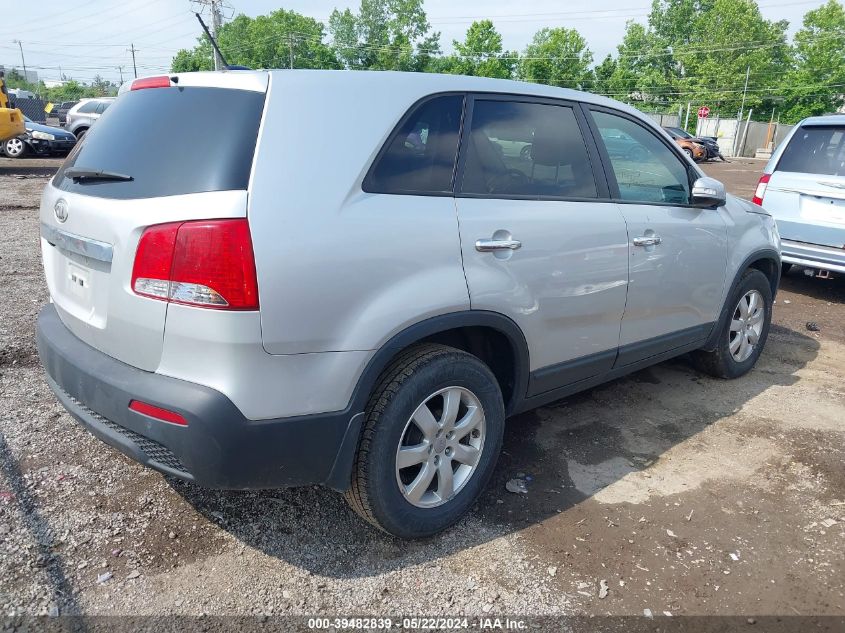 2013 Kia Sorento Lx VIN: 5XYKT3A11DG397212 Lot: 39482839