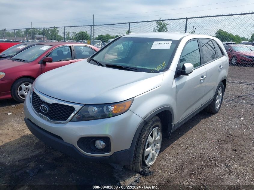 2013 Kia Sorento Lx VIN: 5XYKT3A11DG397212 Lot: 39482839